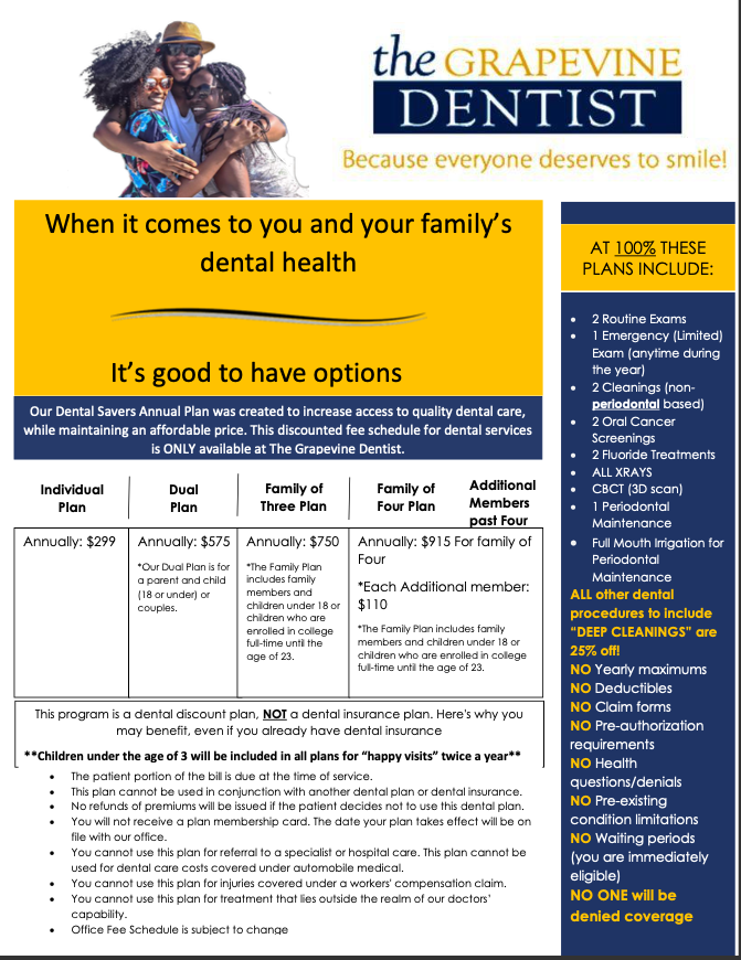 Dental Discount Plan